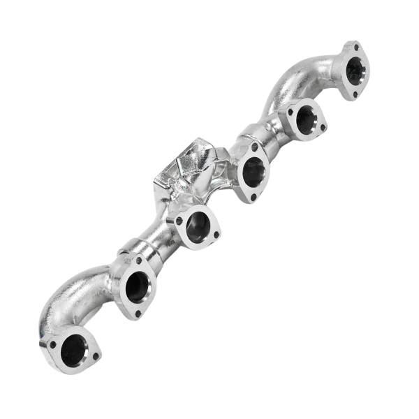 PDI Big Boss Detroit 60 Series EGR Exhaust Manifold The BIG BOSS Series 60 EGR Exhaust Manifold from PDI has been designed to maximize the exhaust air flow to reduce turbo lag time and reduce exhaust temperatures. Stock and other manufacturers fall short as their design constricts the airflow increasing the turbo response time. Hard angles and rough surfaces can increase swirl rates and friction, increasing the exhaust temperatures putting more risk on the engine. Lower quality exhaust manifolds from a competitor or stock can weaken over time as the manifold expands and contracts it will develop cracks and even flake. During the design process of the Big Boss Exhaust manifold each port has been analyzed and tested to provide a balanced flow to the turbocharger. The diameter of the runners has been designed to produce, on average, a 20% airflow increase over a stock manifold. The gradual angles of the manifold have been built to reduce swirl rate resulting in cooler exhaust temperatures by 75-100 degrees. PDI manifolds are a big part in maintaining the best exhaust pressure to boost pressure ratios which will provide the potential for increased fuel economy. At PDI, we use only the best material for our products. We use a superior grade of High Silicon with Molybdenum Ductile Iron (HSMD) that eliminates weak points such as warping, cracking, and center divider failure from heat erosion. This material, combined with a redesign of the mounting surfaces, eliminates common failures due to a fatigued manifold. The Series 60 Exhaust Manifold has been so well designed it has a 3yr unlimited mile warranty. Available for 2003-2007 Detroit Series 60 Engines.