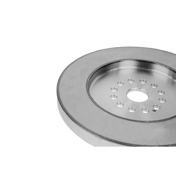 PDI Cummins ISX:X15 Crankshaft Damper 1 Our viscous torsional damper is a design that consists of a free rotation inertia ring surrounded by a viscous silicone fluid enclosed in a laser welded, sealed housing. When crankshaft torsional vibrations occur, the outer housing of the damper reacts with the crankshaft, twisting as it rotates, while the inertia ring attempts to rotate at a constant speed. This relative motion between the inertia ring and housing causes the inertia ring to shear the silicone fluid, which reduces the destructive torsional vibrations of the crankshaft. When left unchecked, these vibrations may lead to a cracked or broken crankshaft, valve train problems, and premature bearing wear. For more information about our Viscous Crank Dampers, or for help with any of your performance needs, contact your nearest PDI dealer (Cobra Diesel Performance) at +1 (778) 325-5353
